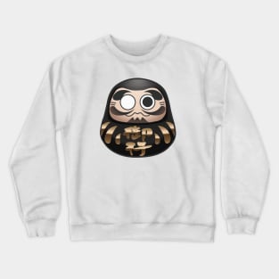 Daruma_black Crewneck Sweatshirt